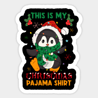 Christmas Shirt - Cute and Lovely Animals with Christmas Vibes. Sticker